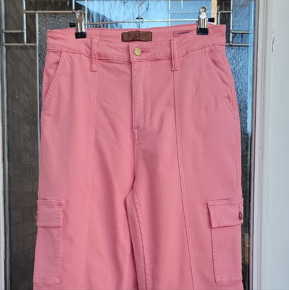 Judy Blue Pink Straight Leg Pants